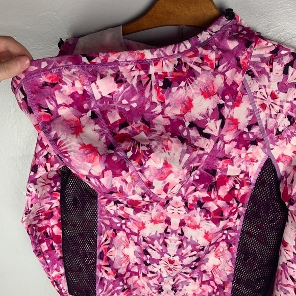 Champion Pink Patterned Full Zip Wind Breaker - Picture 4 of 4